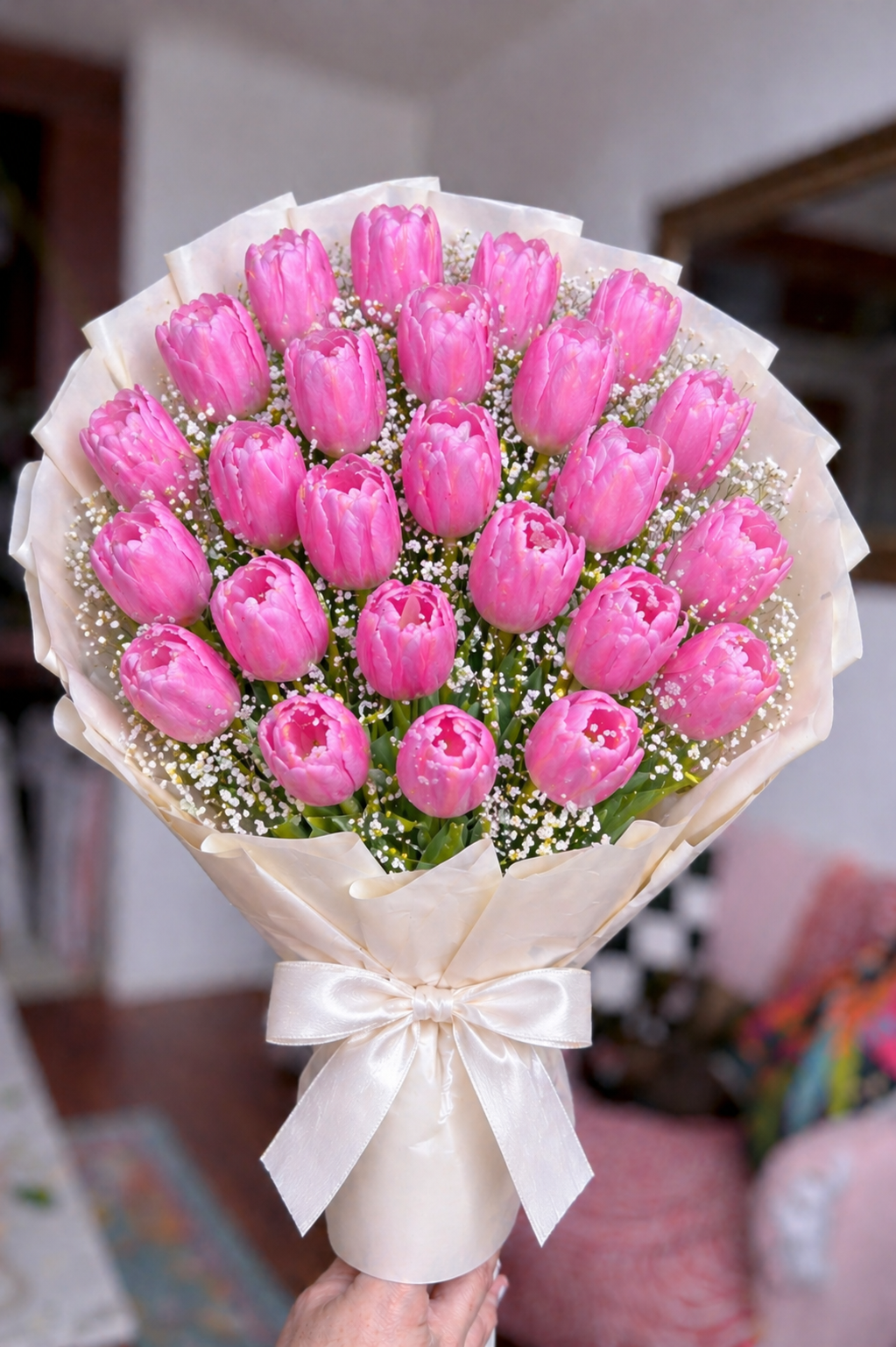 Ramos de tulipanes