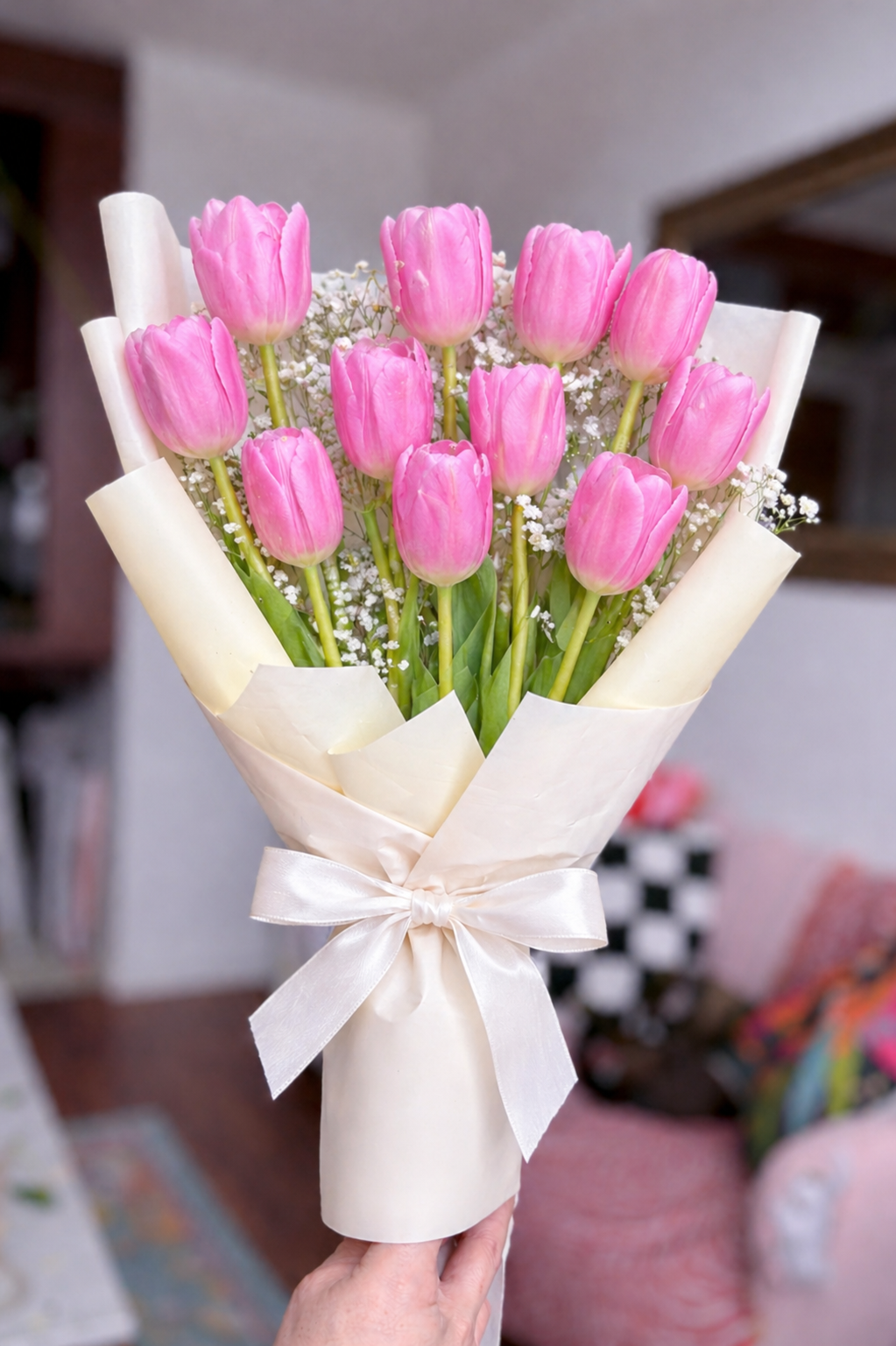 Ramos de tulipanes
