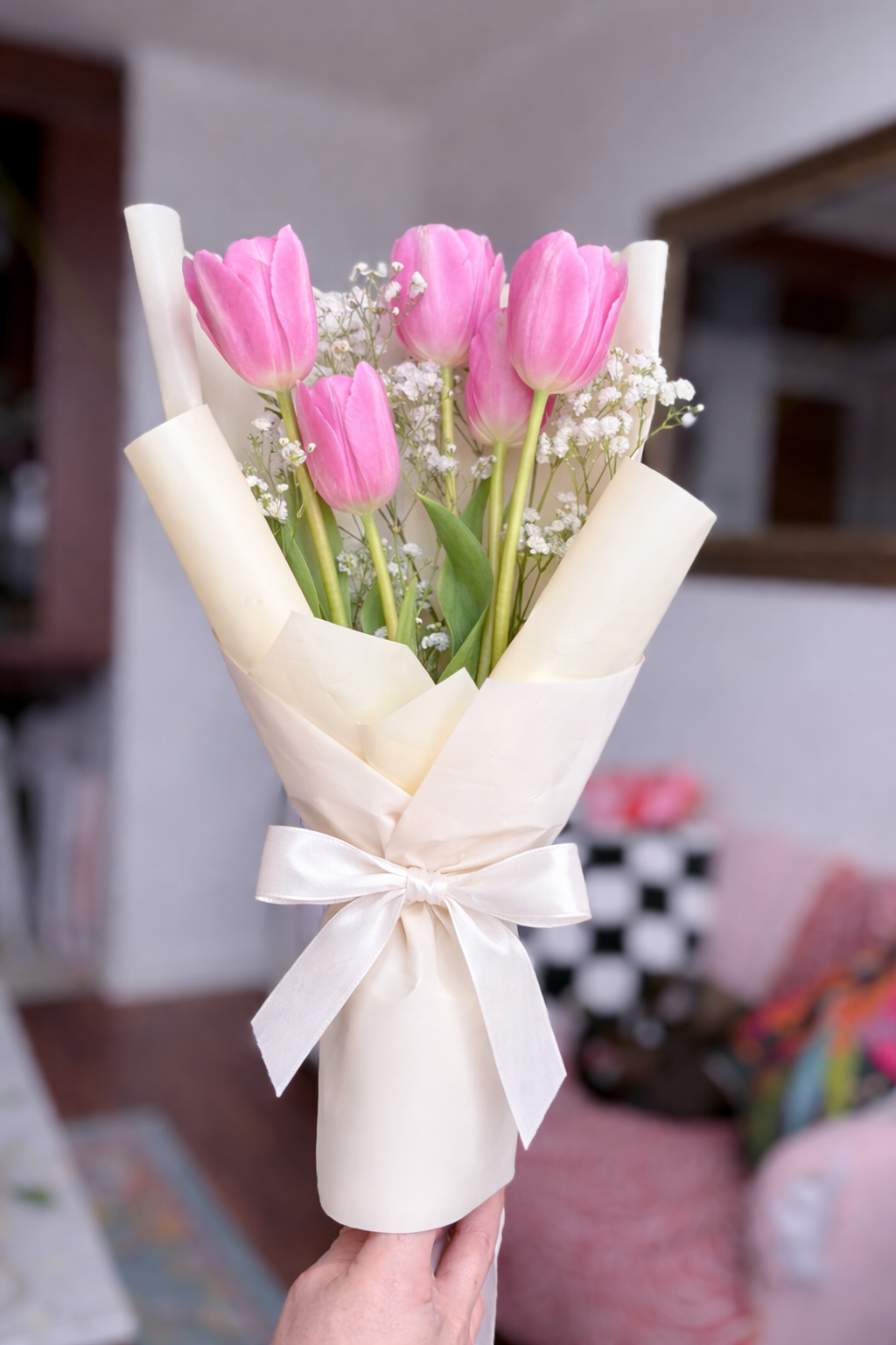 Ramos de tulipanes
